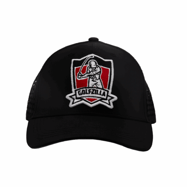 Golfzilla Air-Base Cap Schwarz