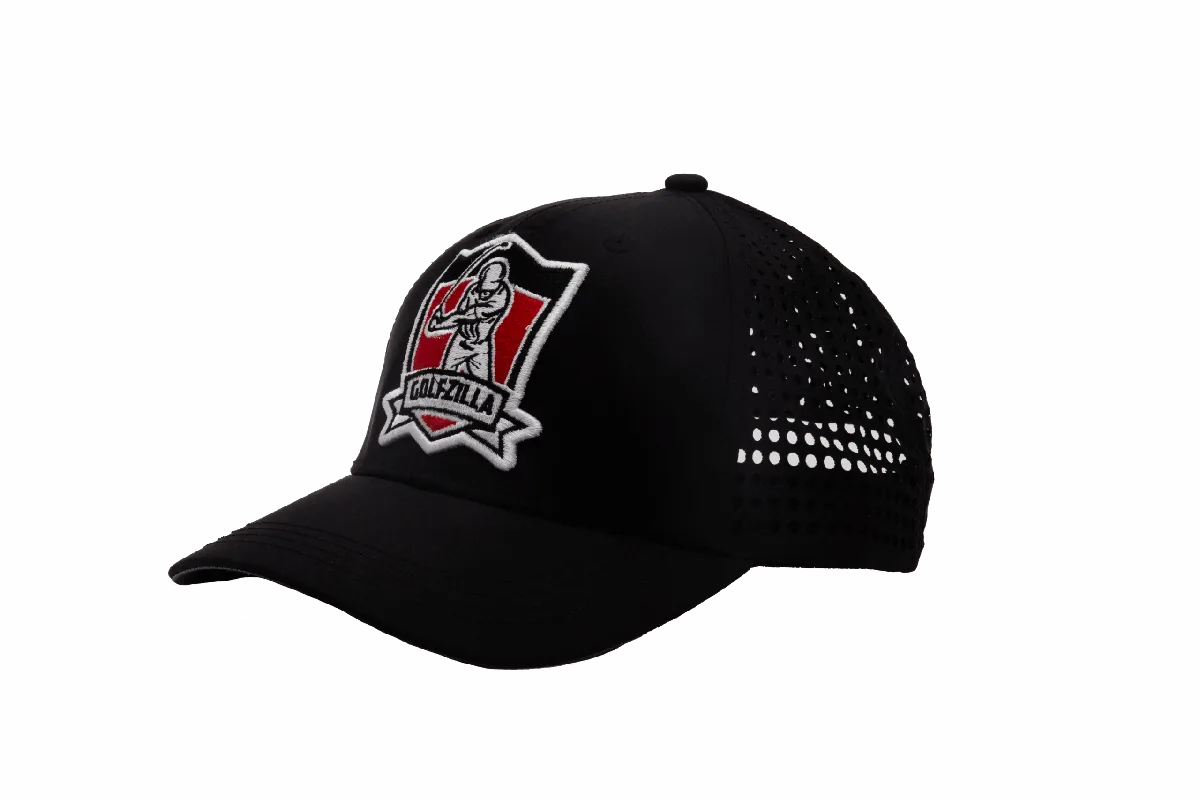 Golfzilla Air-Base Cap Schwarz